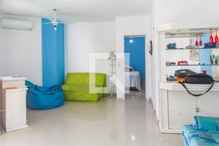 Sala de apartamento para alugar com 1 quarto, 90m² em Loteamento Joao Batista Juliao, Guarujá