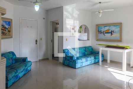 Sala de apartamento para alugar com 1 quarto, 90m² em Loteamento Joao Batista Juliao, Guarujá