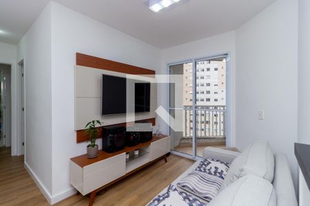 Sala de Estar de apartamento à venda com 2 quartos, 56m² em Brás, São Paulo