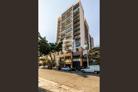 Studio para alugar com 25m², 1 quarto e sem vaga Studio para alugar com 25m², 1 quarto e sem vagaFachada