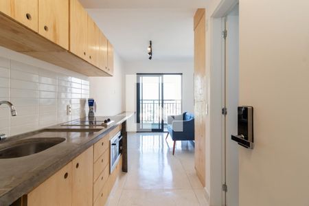 Studio para alugar com 25m², 1 quarto e sem vaga Studio para alugar com 25m², 1 quarto e sem vagaCozinha