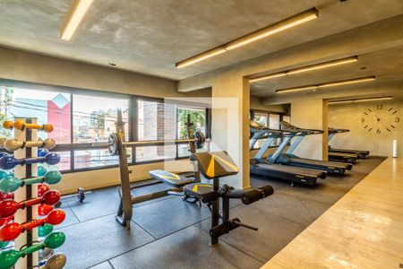 Studio para alugar com 25m², 1 quarto e sem vaga Studio para alugar com 25m², 1 quarto e sem vagaAcademia