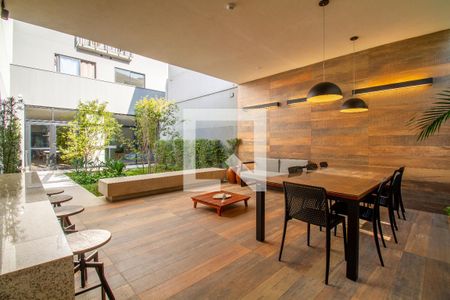 Studio para alugar com 25m², 1 quarto e sem vaga Studio para alugar com 25m², 1 quarto e sem vagaChurrasqueira