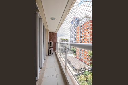 Sala/Cozinha - Varanda de apartamento para alugar com 1 quarto, 46m² em Pinheiros, São Paulo