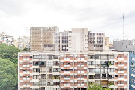 Vista da Sala de apartamento para alugar com 2 quartos, 60m² em Higienópolis, São Paulo