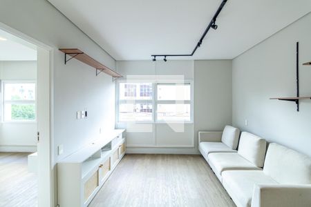 Sala - Quarto Reversível de apartamento para alugar com 2 quartos, 60m² em Higienópolis, São Paulo