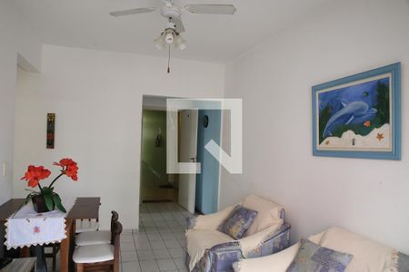 sala de apartamento para alugar com 1 quarto, 53m² em Canto do Forte, Praia Grande