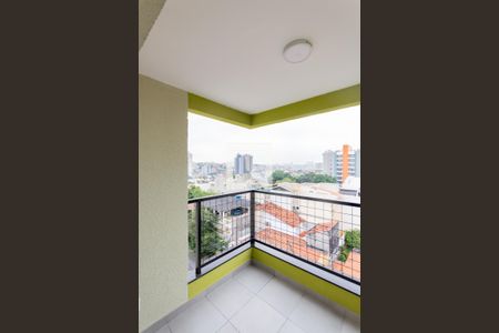 Varanda da Sala de apartamento para alugar com 2 quartos, 53m² em Vila Sao Pedro, Santo André
