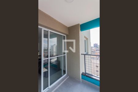 Varanda da Sala de apartamento para alugar com 2 quartos, 52m² em Vila São Pedro, Santo André