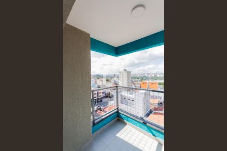 Varanda da Sala de apartamento para alugar com 2 quartos, 52m² em Vila São Pedro, Santo André