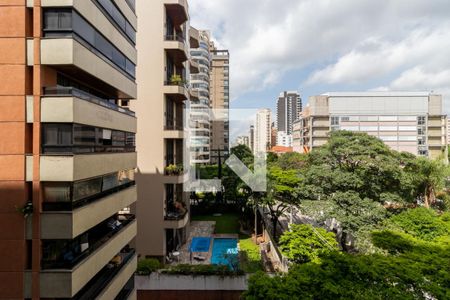 Vista de kitnet/studio para alugar com 1 quarto, 21m² em Indianópolis, São Paulo