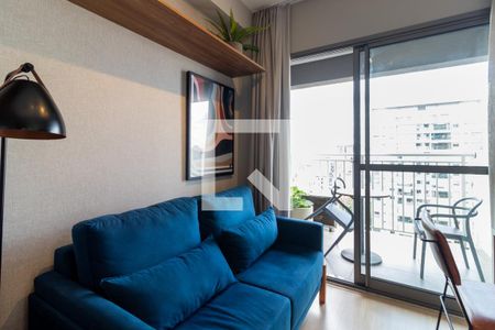 Sala de apartamento à venda com 1 quarto, 27m² em Vila Nova Conceição, São Paulo