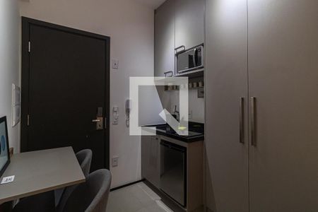 Cozinha de kitnet/studio à venda com 1 quarto, 20m² em Perdizes, São Paulo