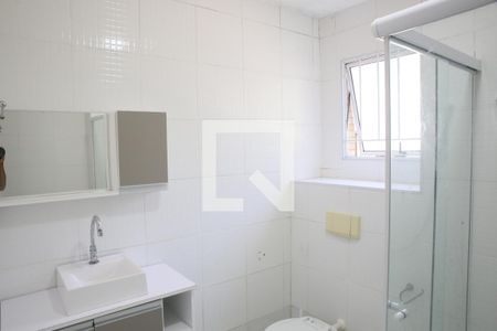 Banheiro de apartamento para alugar com 3 quartos, 75m² em Ocian, Praia Grande