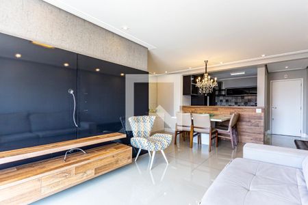 Sala de apartamento à venda com 3 quartos, 96m² em Vila Bastos, Santo André