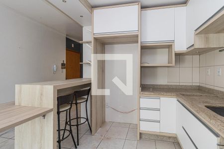 Sala/Cozinha de apartamento para alugar com 1 quarto, 48m² em Jardim do Salso, Porto Alegre