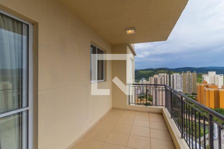 varanda de apartamento para alugar com 2 quartos, 89m² em Jardim Messina, Jundiaí