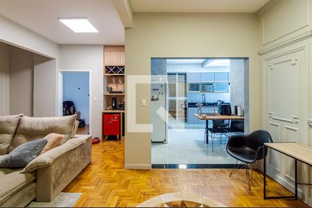 Sala de apartamento para alugar com 3 quartos, 120m² em República, São Paulo