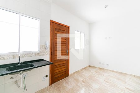 Sala / Cozinha de apartamento à venda com 1 quarto, 35m² em Chácara Seis de Outubro, São Paulo