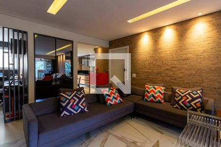 Sala de apartamento para alugar com 3 quartos, 167m² em Canto do Forte, Praia Grande