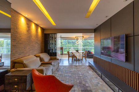 Sala de apartamento para alugar com 3 quartos, 167m² em Canto do Forte, Praia Grande