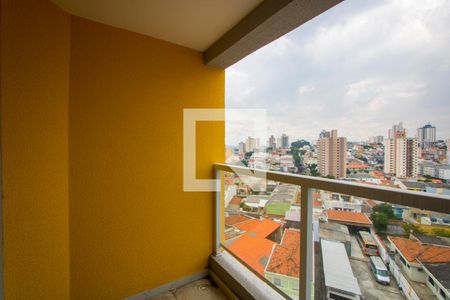 Varanda da sala de apartamento para alugar com 2 quartos, 52m² em Vila Scarpelli, Santo André