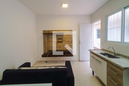 Sala Cozinha de kitnet/studio para alugar com 1 quarto, 33m² em Vila Dom Pedro I, São Paulo