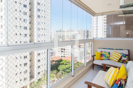 Varanda de apartamento para alugar com 2 quartos, 76m² em Jardim Las Palmas, Guarujá