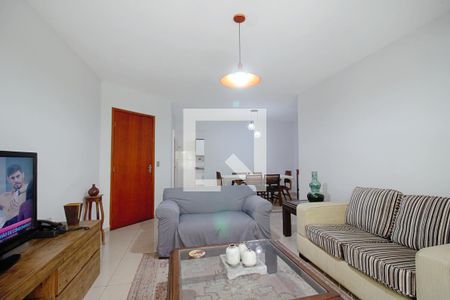 Sala  de apartamento à venda com 3 quartos, 107m² em Chácara Agrindus, Taboão da Serra