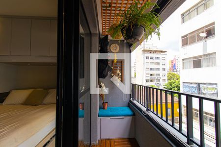 Sacada de kitnet/studio para alugar com 1 quarto, 25m² em Bela Vista, São Paulo