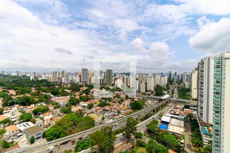Varanda - Vista de apartamento à venda com 2 quartos, 117m² em Campo Belo, São Paulo
