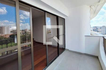 Varanda da Sala de apartamento à venda com 4 quartos, 184m² em Cambuí, Campinas