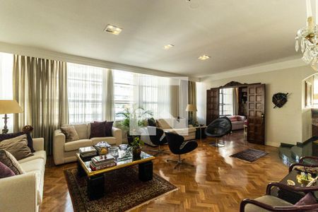 Sala de apartamento à venda com 4 quartos, 275m² em Vila Buarque, São Paulo