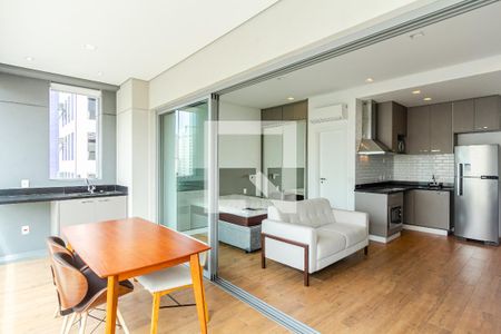 Studio para alugar com 45m², 1 quarto e 1 vagaVaranda