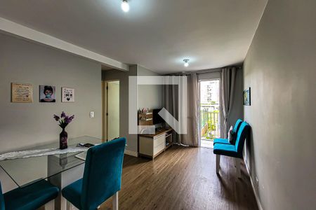 sala de estar/Jantar de apartamento à venda com 2 quartos, 47m² em Jardim Celeste, São Paulo