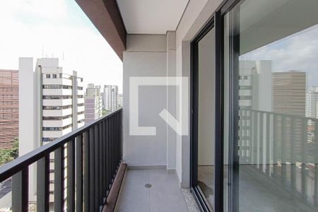 Varanda do Studio de apartamento à venda com 1 quarto, 27m² em Paraíso, São Paulo