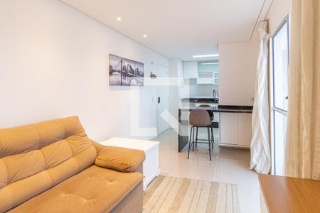 Sala de apartamento para alugar com 1 quarto, 43m² em Jaguaribe, Osasco