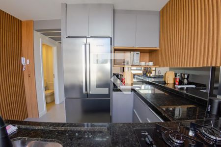 Cozinha de apartamento para alugar com 1 quarto, 60m² em Carvoeira, Florianópolis