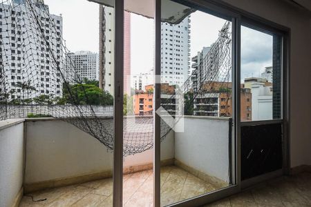 Varanda de apartamento à venda com 4 quartos, 300m² em Real Parque, São Paulo