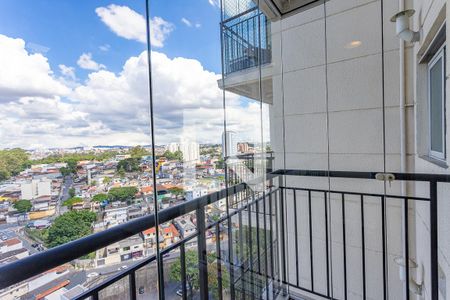 Varanda da sala  de apartamento para alugar com 2 quartos, 47m² em Centro, Diadema