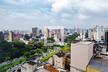 Vista da Varanda de kitnet/studio à venda com 1 quarto, 42m² em Centro Histórico de São Paulo, São Paulo
