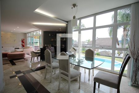 Sala de Jantar de casa de condomínio à venda com 4 quartos, 460m² em Tamboré, Santana de Parnaíba