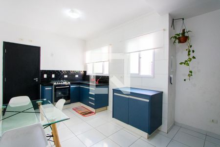 Sala/Cozinha de apartamento à venda com 2 quartos, 80m² em Vila Floresta, Santo André