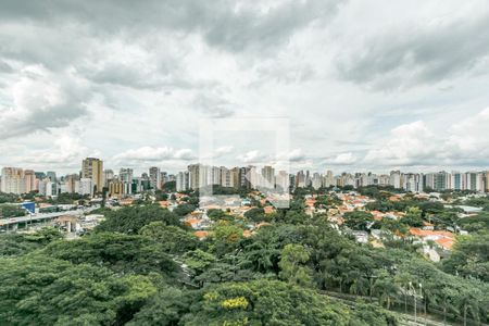 Vista da Varanda de kitnet/studio para alugar com 1 quarto, 24m² em Brooklin Paulista, São Paulo