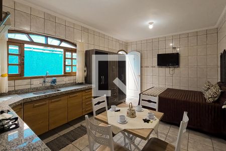 Quarto /Cozinha de kitnet/studio para alugar com 1 quarto, 55m² em Parque Flamengo, Guarulhos