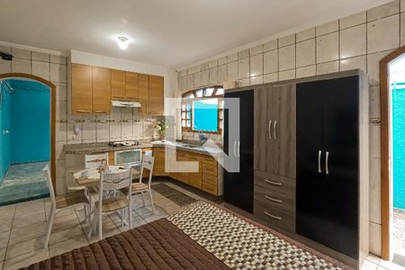 Quarto /Cozinha de kitnet/studio para alugar com 1 quarto, 55m² em Parque Flamengo, Guarulhos