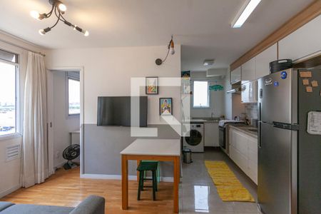Sala e cozinha de apartamento para alugar com 2 quartos, 35m² em Vila Leopoldina, São Paulo