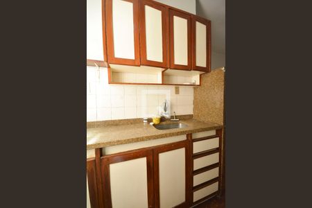 Cozinha de kitnet/studio à venda com 1 quarto, 14m² em Laranjeiras, Rio de Janeiro