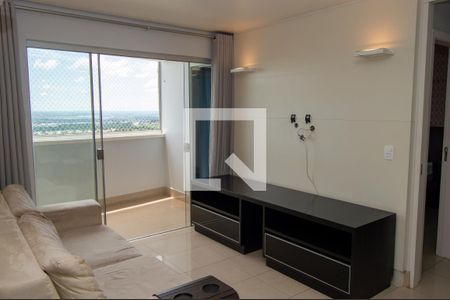Sala  de apartamento para alugar com 1 quarto, 54m² em Jardim Goiás, Goiânia