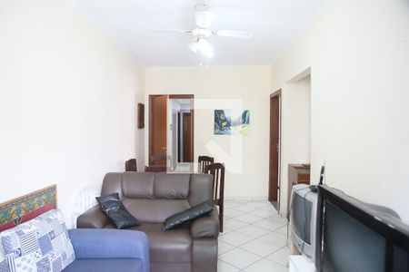 Sala de apartamento para alugar com 1 quarto, 72m² em Guilhermina, Praia Grande